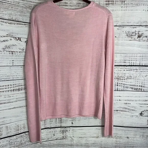 Vintage G.H. Bass & Company sweater Womens Sz M scoop neck ultra soft Hong Kong - Picture 4 of 11